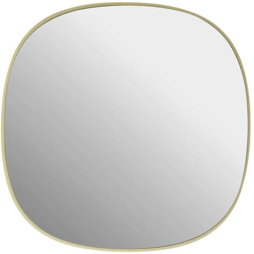 miroir-en-acier-jaune-clair-40x40cm-framed-muuto-1