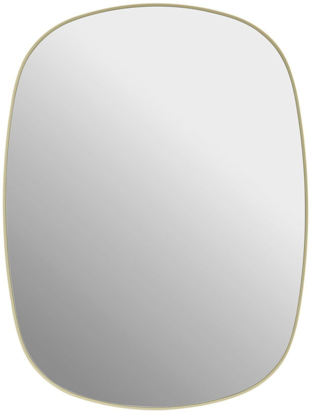 miroir-en-acier-jaune-clair-59x44cm-framed-muuto-1