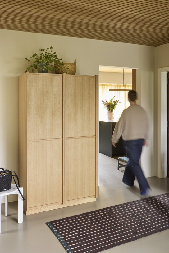 tapis-de-couloir-rectangulaire-en-coton-marron-et-vert-fonce-80x200cm-cottage-hubsch-4