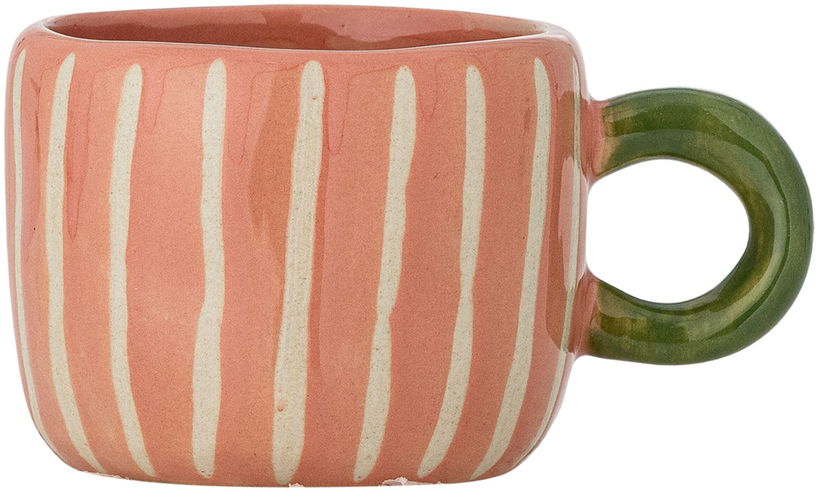 tasse-a-espresso-en-gres-vert-et-rose-a-rayures-nini-bloomingville-1