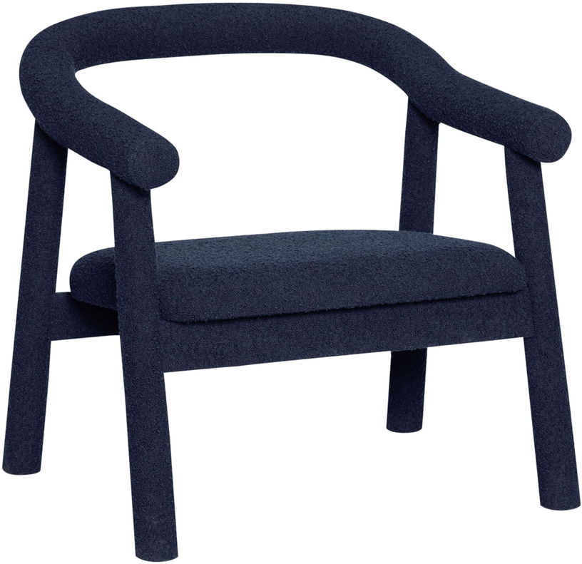 fauteuil-en-tissu-bouclette-bleu-fonce-ouli-hubsch-1