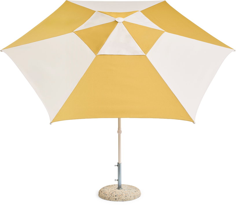 parasol-hexagonal-blanc-et-jaune-300x300x240cm-terrazza-hay-1
