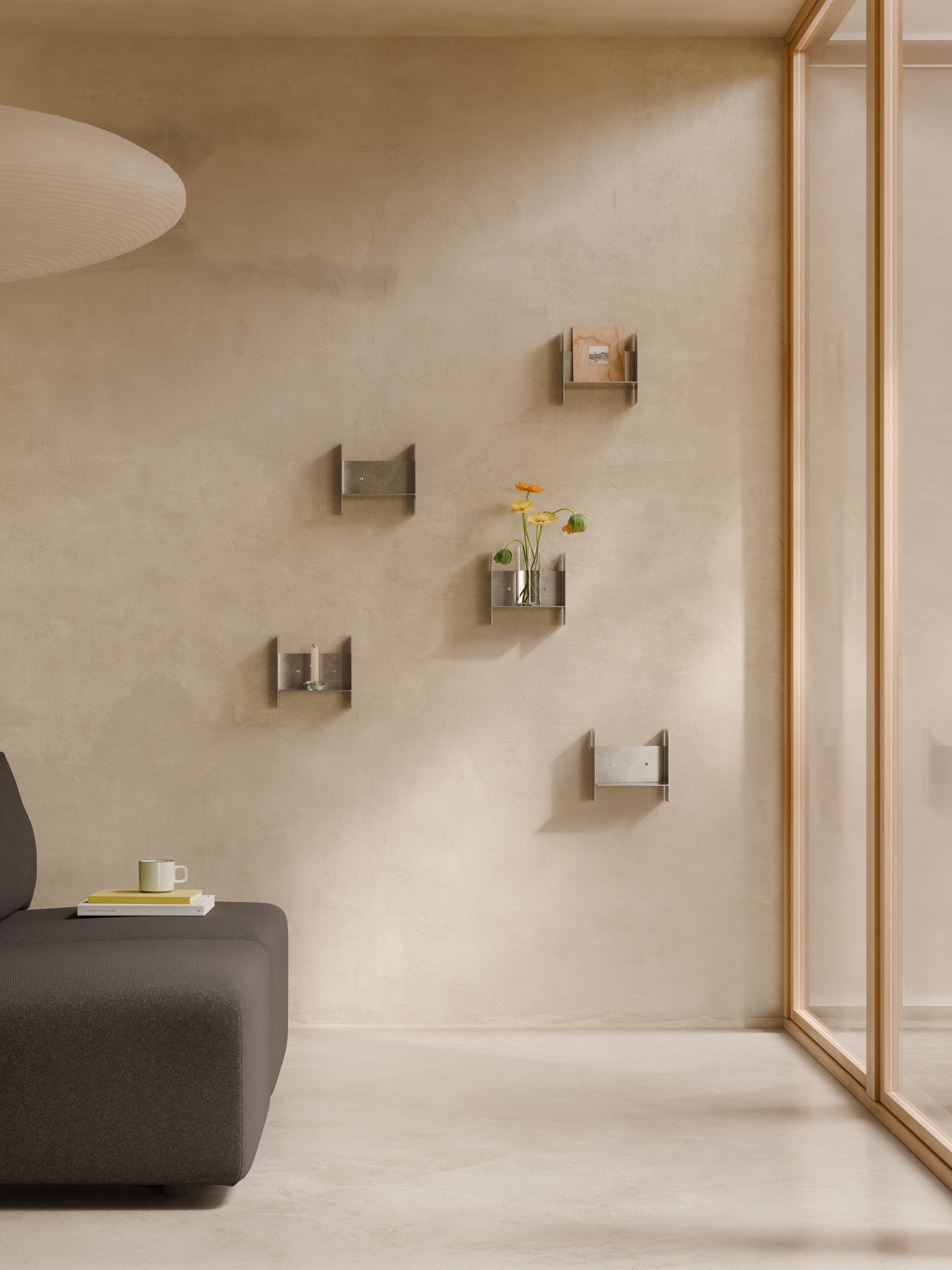 Etagère murale en inox 20x15cm Pli core - TIPTOE — 404577.jpg