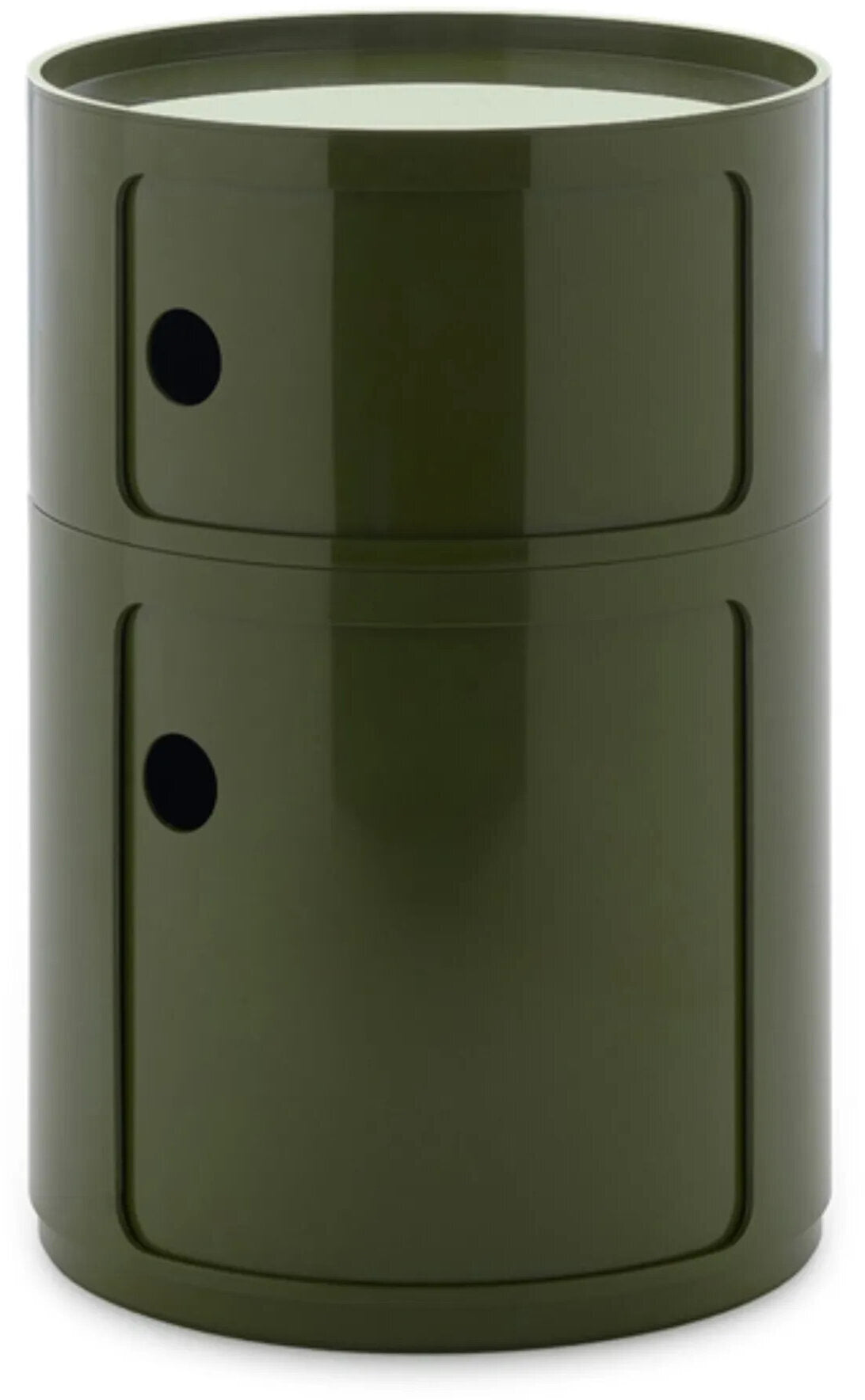 Table d'appoint design vert 2 tiroirs Componibili Big - Kartell — 405064.jpg