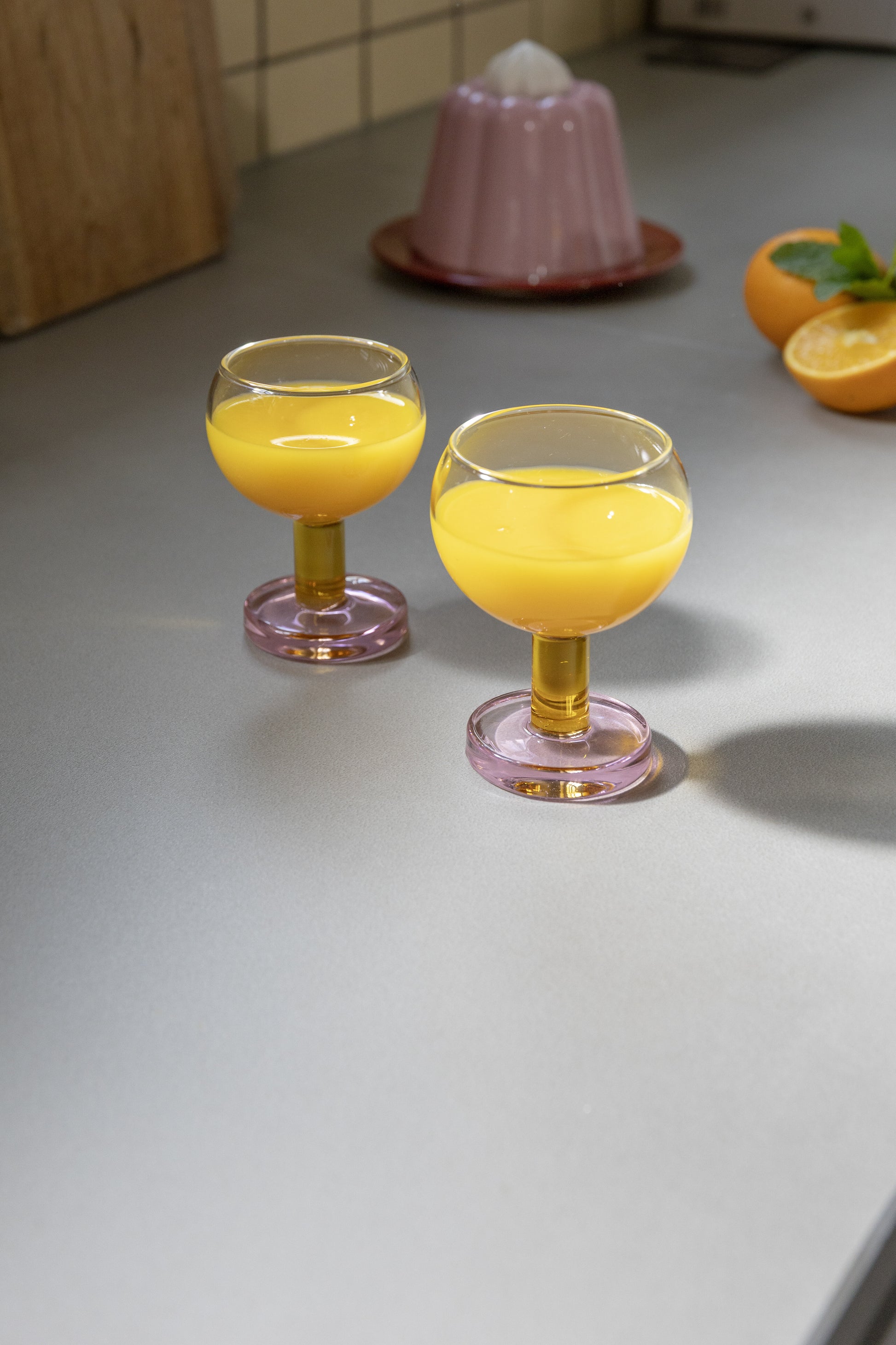2 verres en verre rose 0,2l Cantine - &Klevering — 405225.jpg