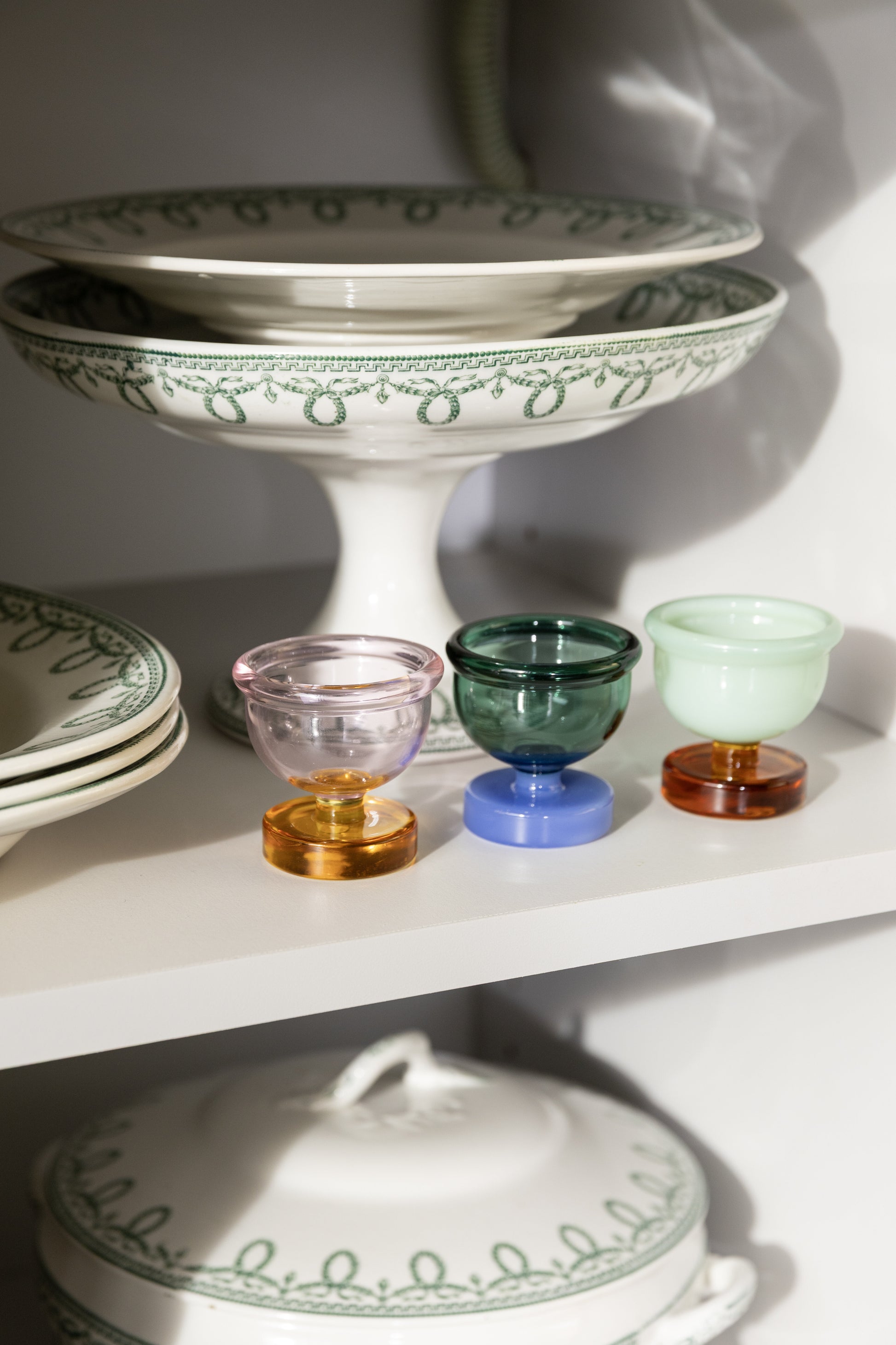 2 Coquetiers en verre ambré Cantine - &Klevering — 405229.jpg
