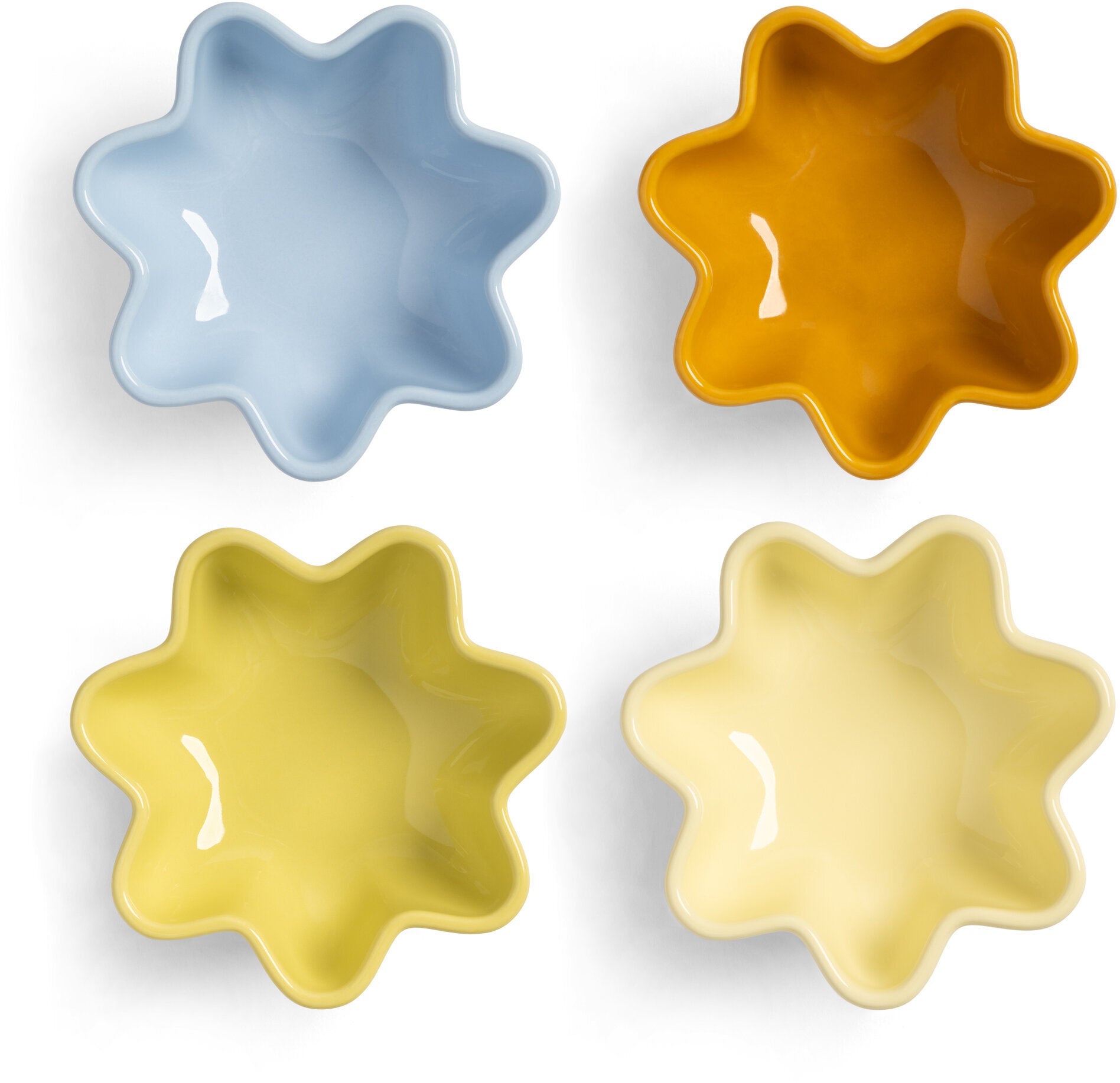 4 Bols en porcelaine coloré 11x7cm Sun - &Klevering — 405252.jpg