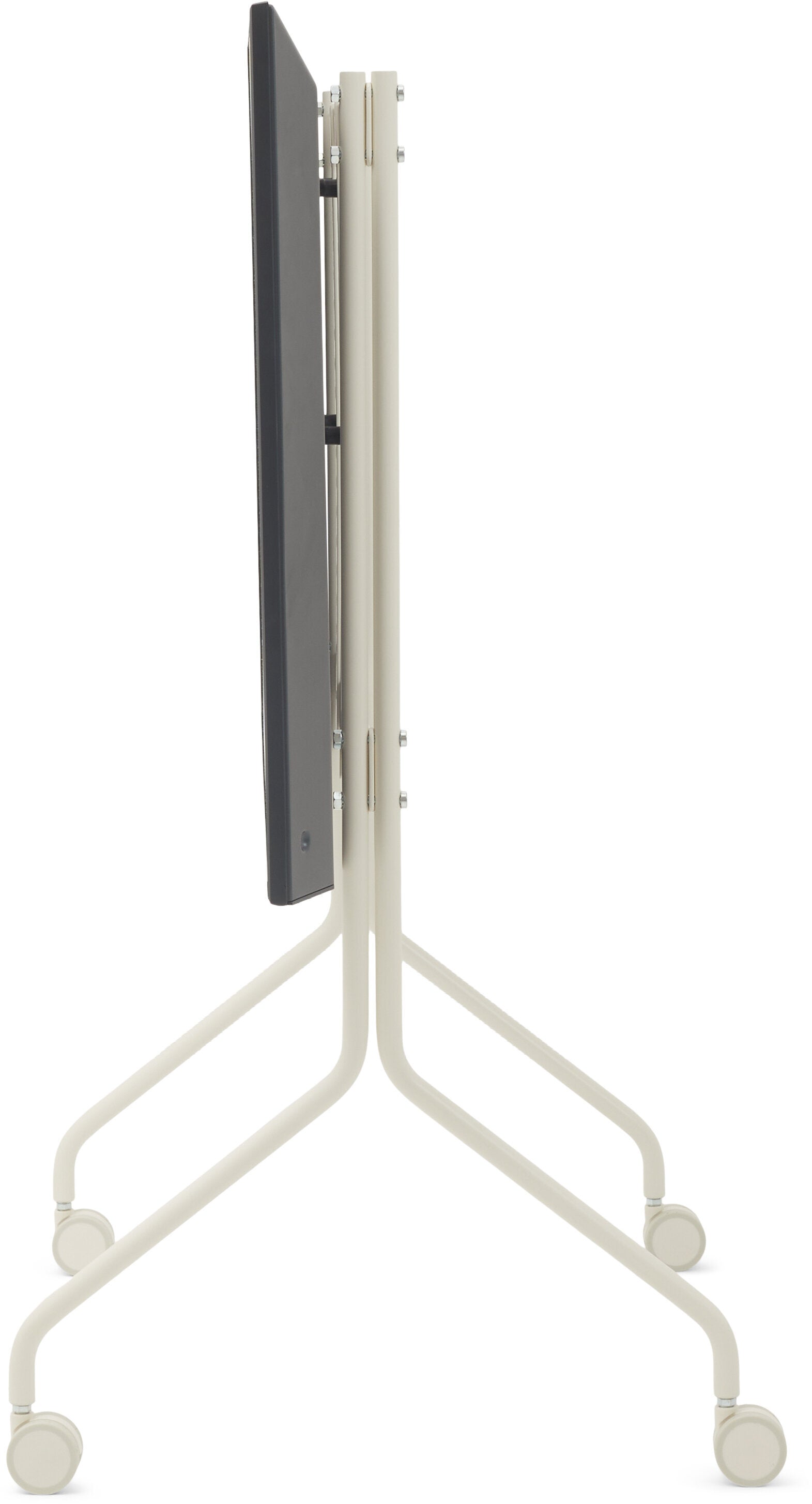 Support pour tv en métal blanc pearl 107x78x54 cm Moon Rollin' - Pedestal — 405469.jpg