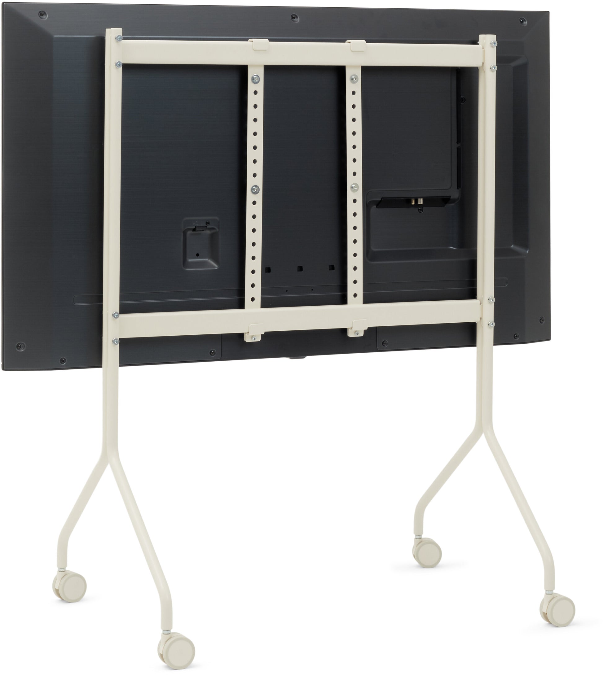 Support pour tv en métal blanc pearl 107x78x54 cm Moon Rollin' - Pedestal — 405470.jpg