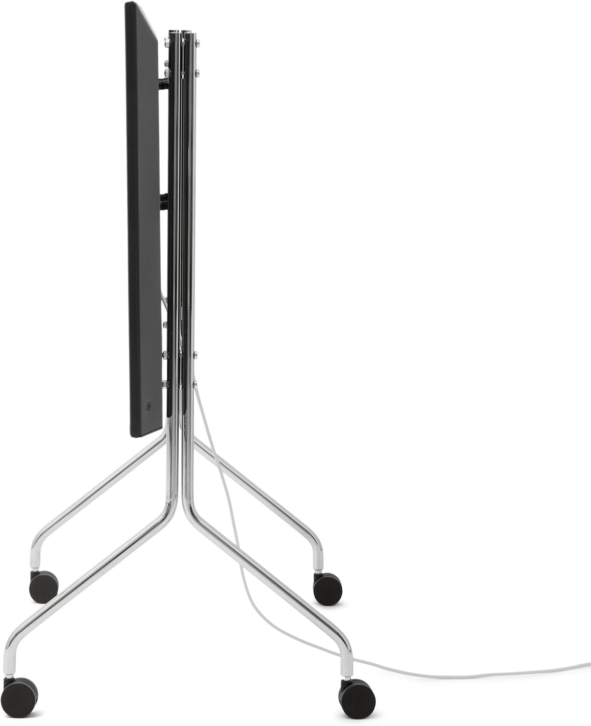 Support pour tv en métal chromé 107x78x54 cm Moon Rollin' - Pedestal — 405524.jpg