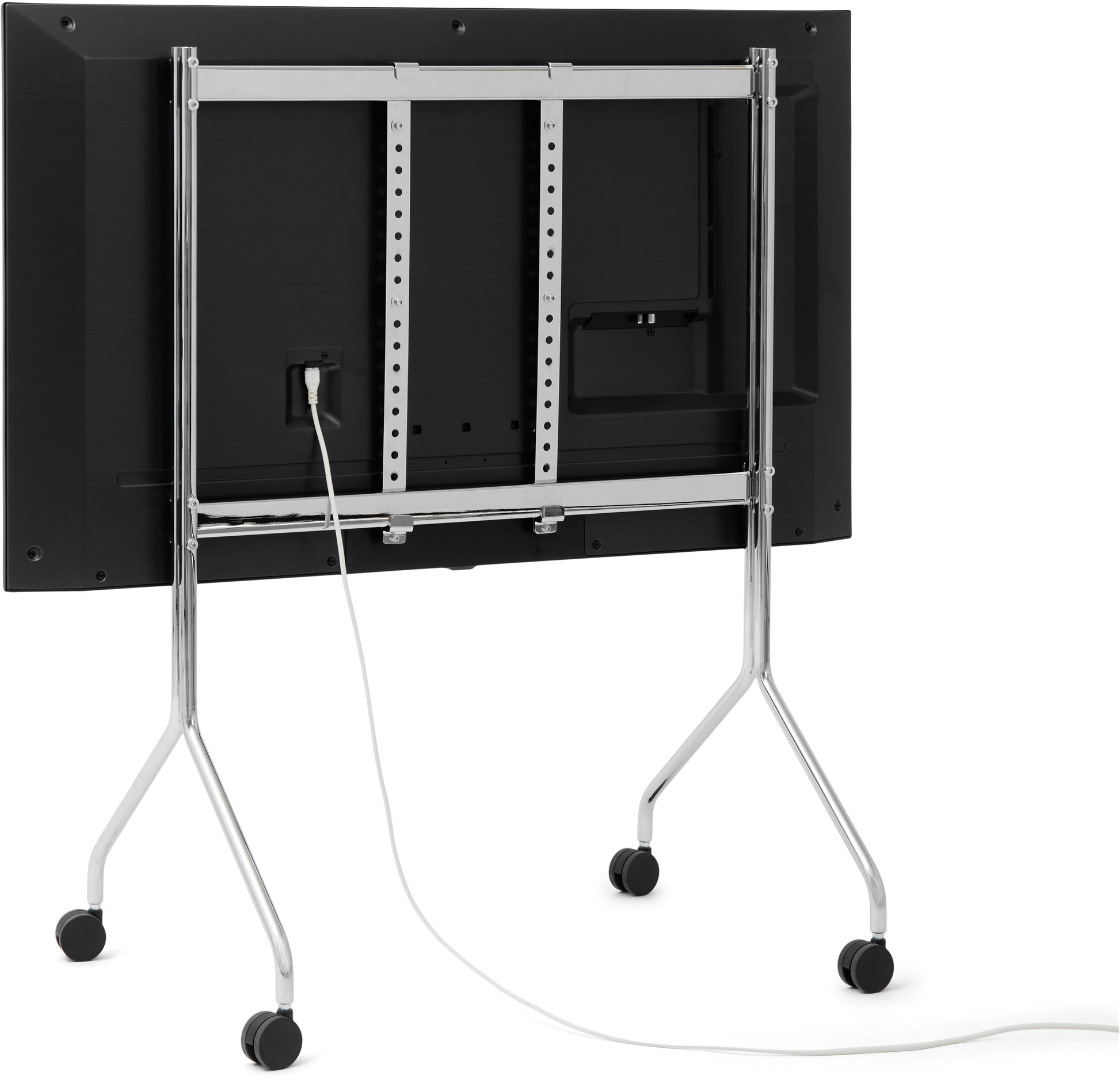 Support pour tv en métal chromé 107x78x54 cm Moon Rollin' - Pedestal — 405525.jpg