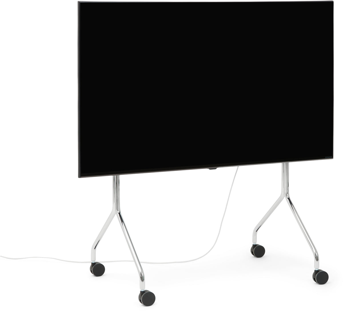 Support pour tv en métal chromé 107x78x54 cm Moon Rollin' - Pedestal — 405526.jpg
