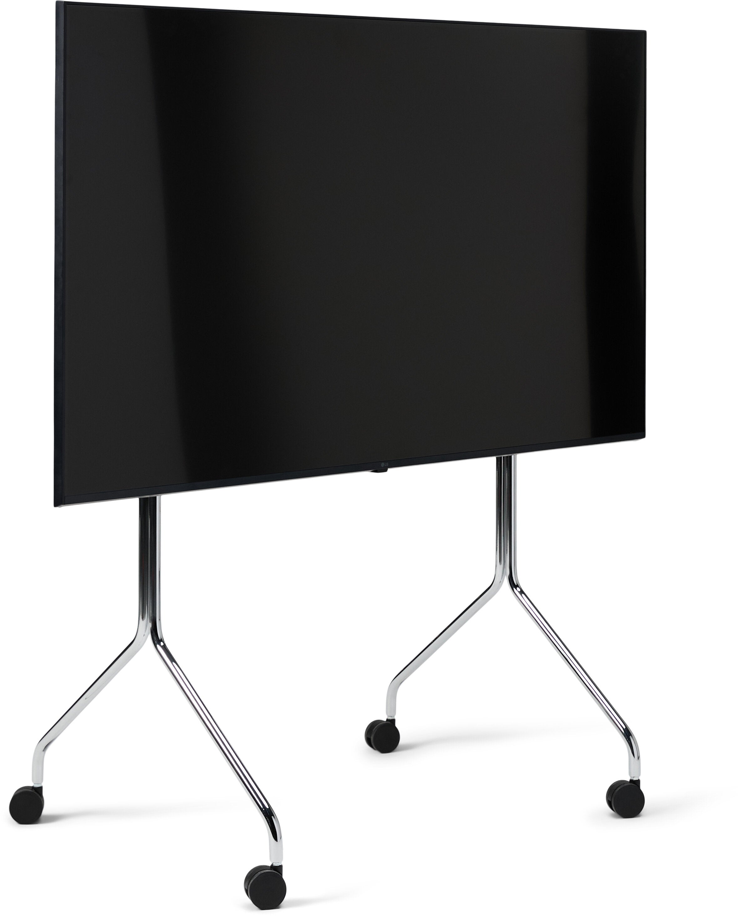 Support pour tv en métal chromé 121x78x60 cm Moon Rollin' - Pedestal — 405576.jpg