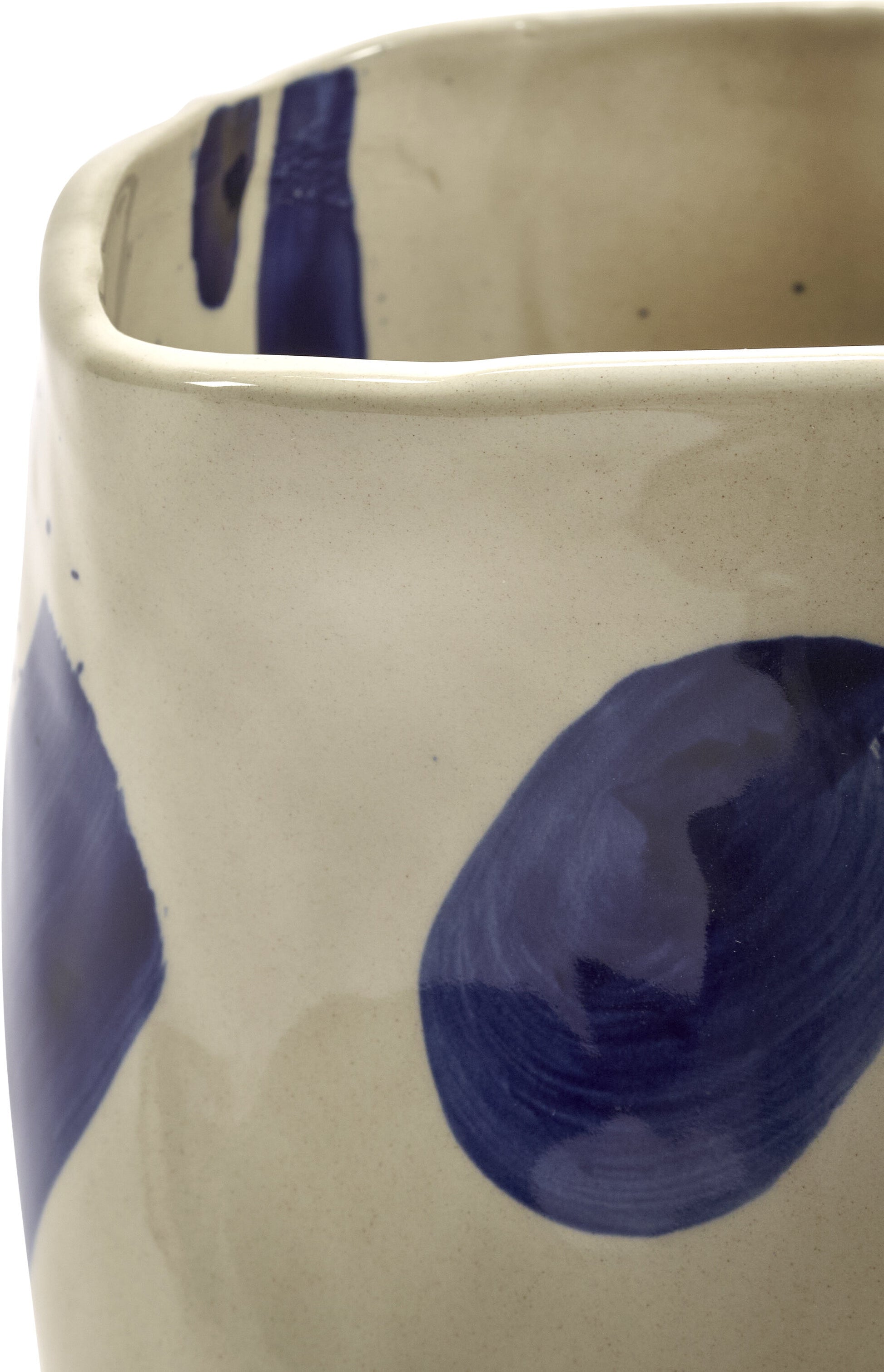 Vase en grès bleu beige 14x13x23cm Sophia - SERAX — 405720.jpg