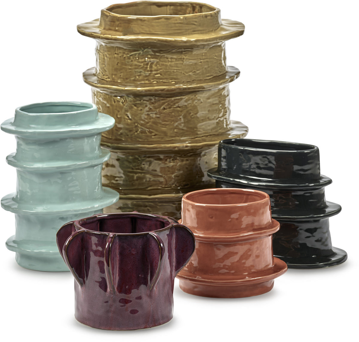Vase en grès bleu clair 20,5x29cm 03 S Molly - SERAX — 405767.jpg