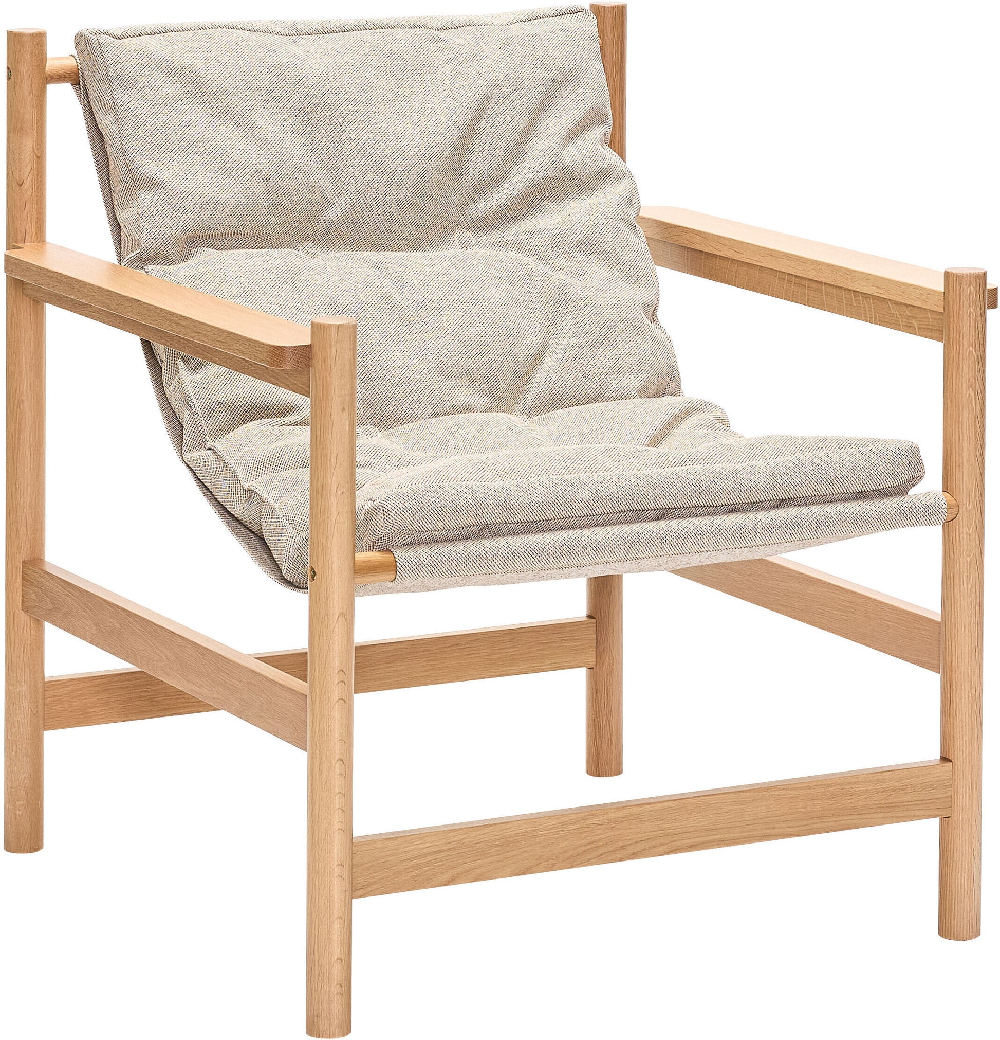 Fauteuil et pouf Heritage Naturel/Beige - Hübsch — 406784.jpg