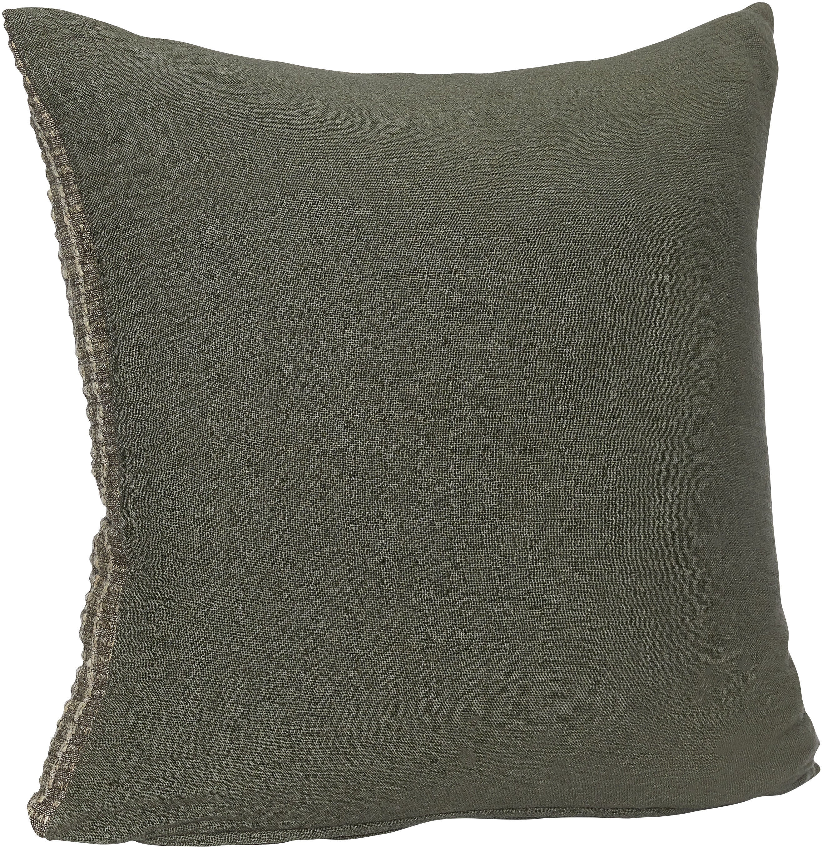 Coussin Ori Olive/Beige - Hübsch — 406965.jpg