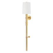 Applique murale en laiton laiton ancien 25x152cm Cormoran - Corbett Lighting