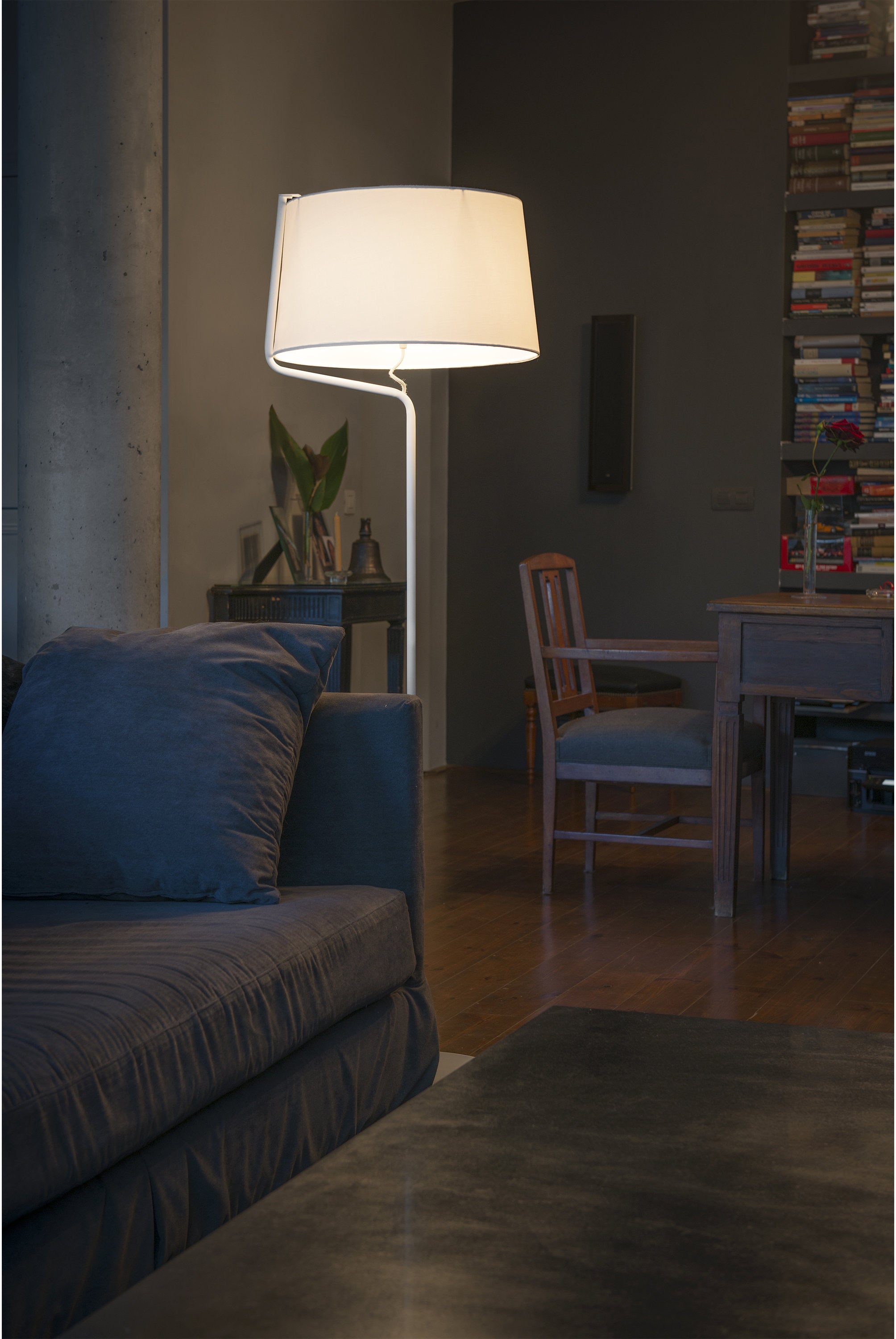 Berni white floor lamp - Faro Barcelona