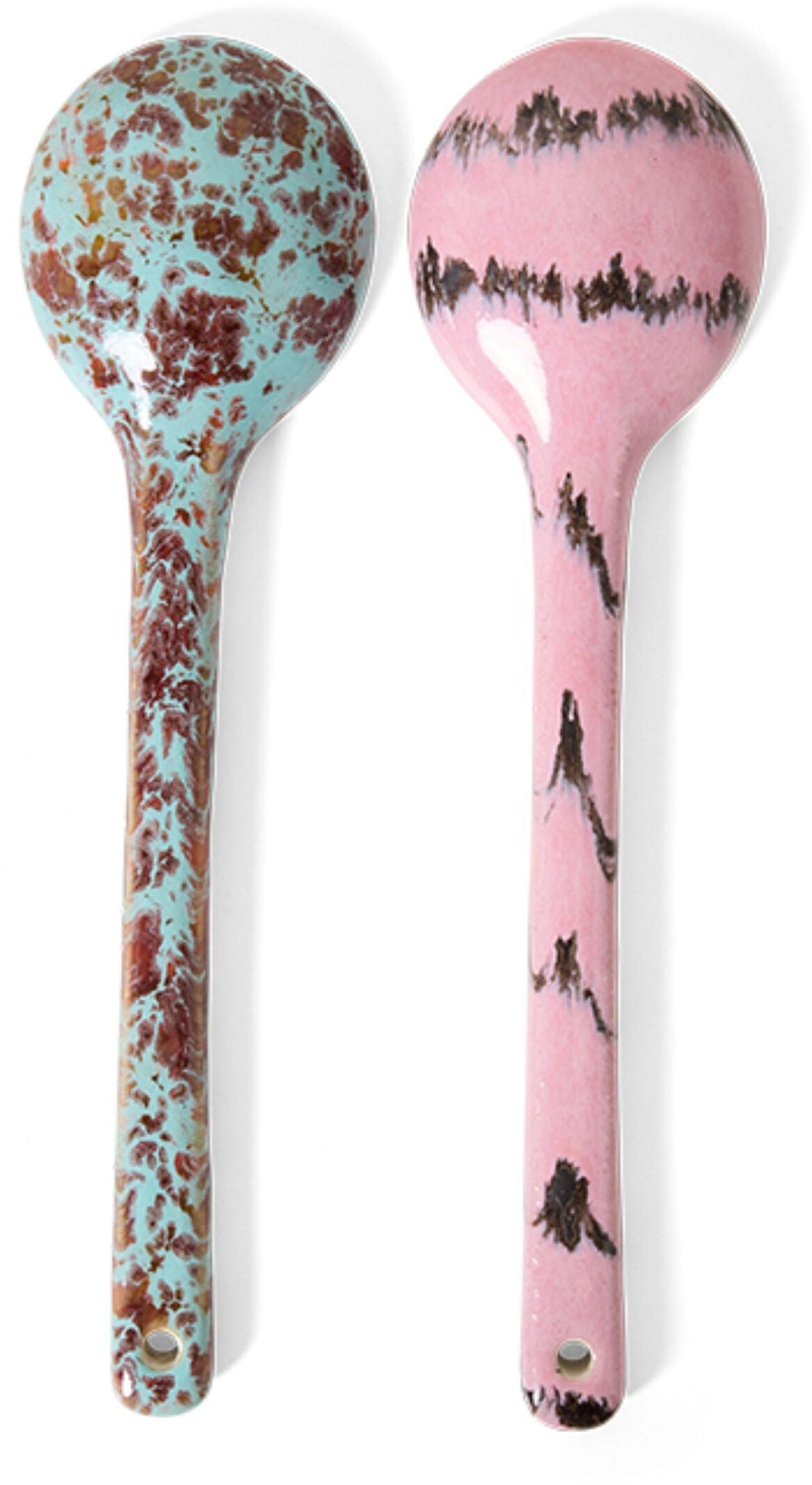 70s ceramics: serving spoons sprinkle, set of 2 — 409274.jpg