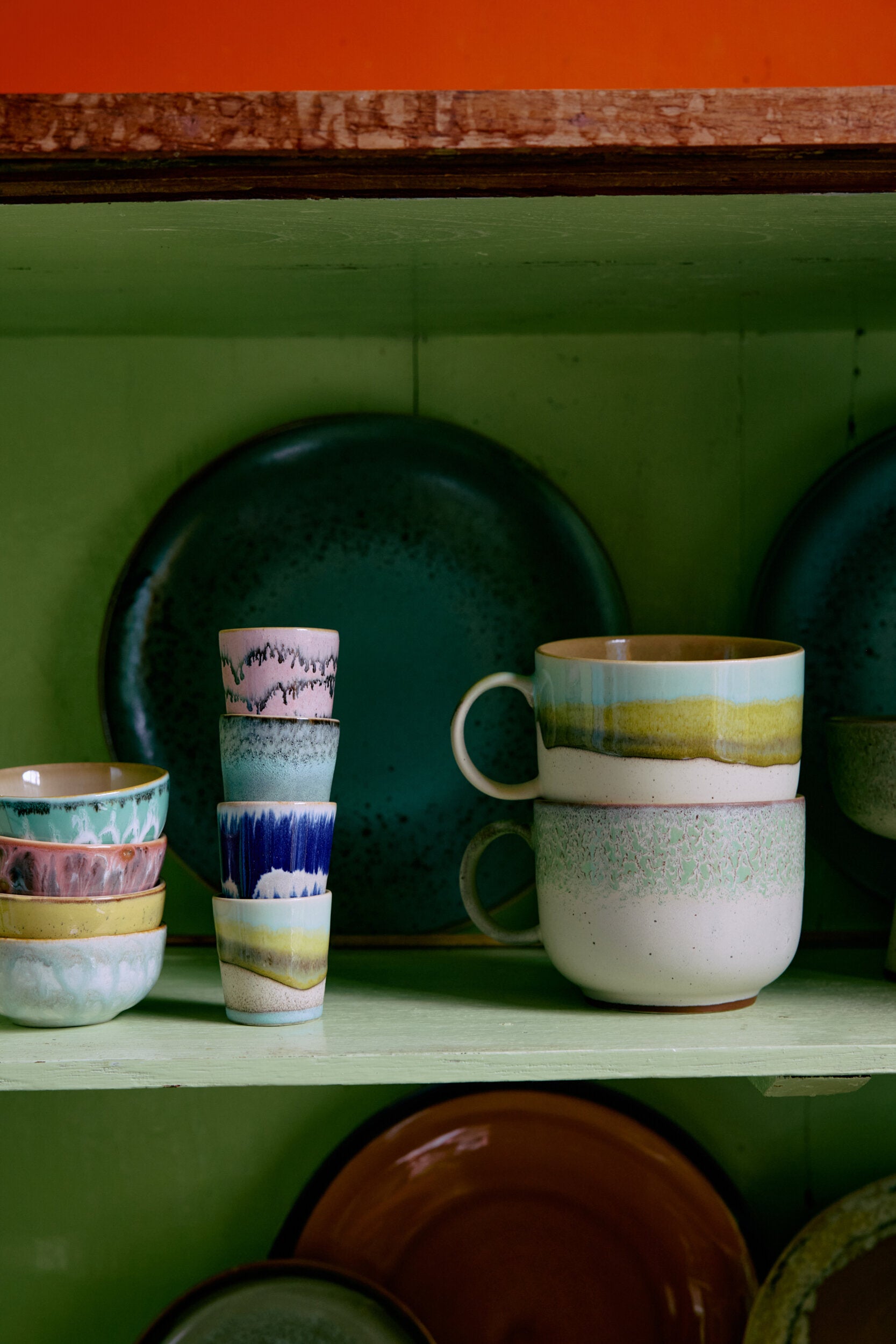 70s ceramics: egg cups vibrance, set of 4 — 409281.jpg