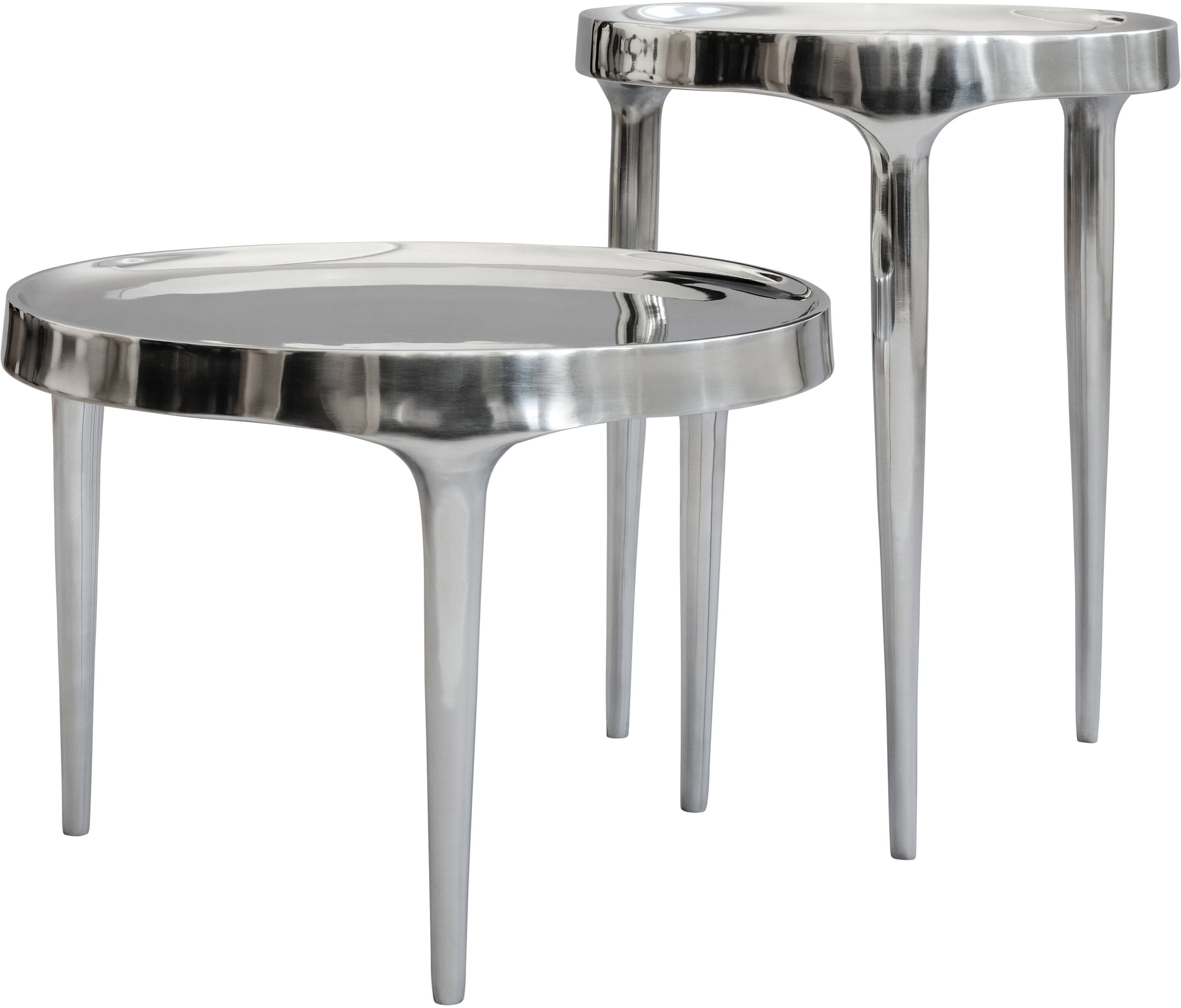 Table basse en fonte d'aluminium chrome 50x40cm Phantom - 101 Copenhagen — 409709.jpg