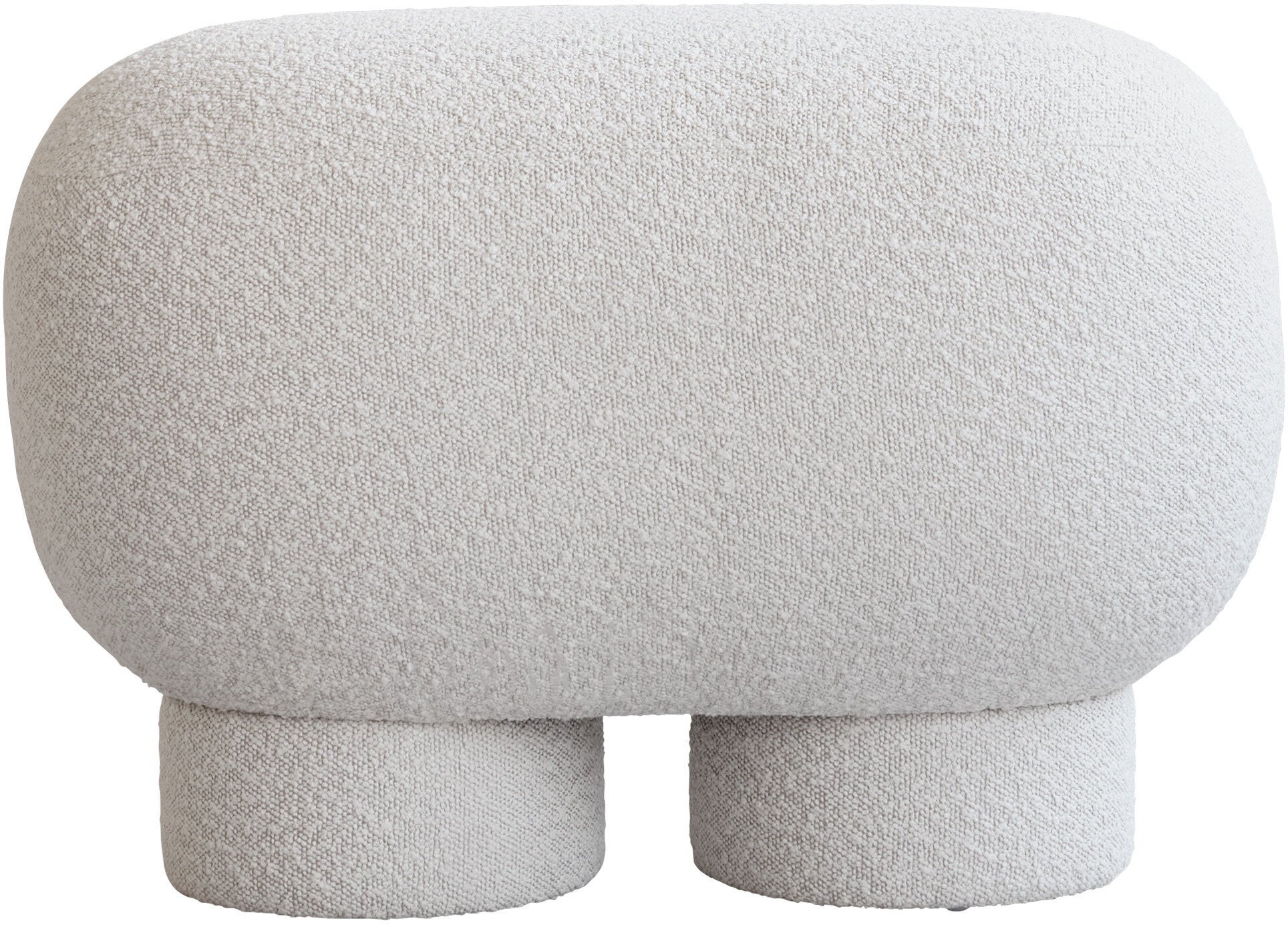 Banc en tissu bouclé blanc cassé 40x47cm Big Foot - 101 Copenhagen — 409802.jpg