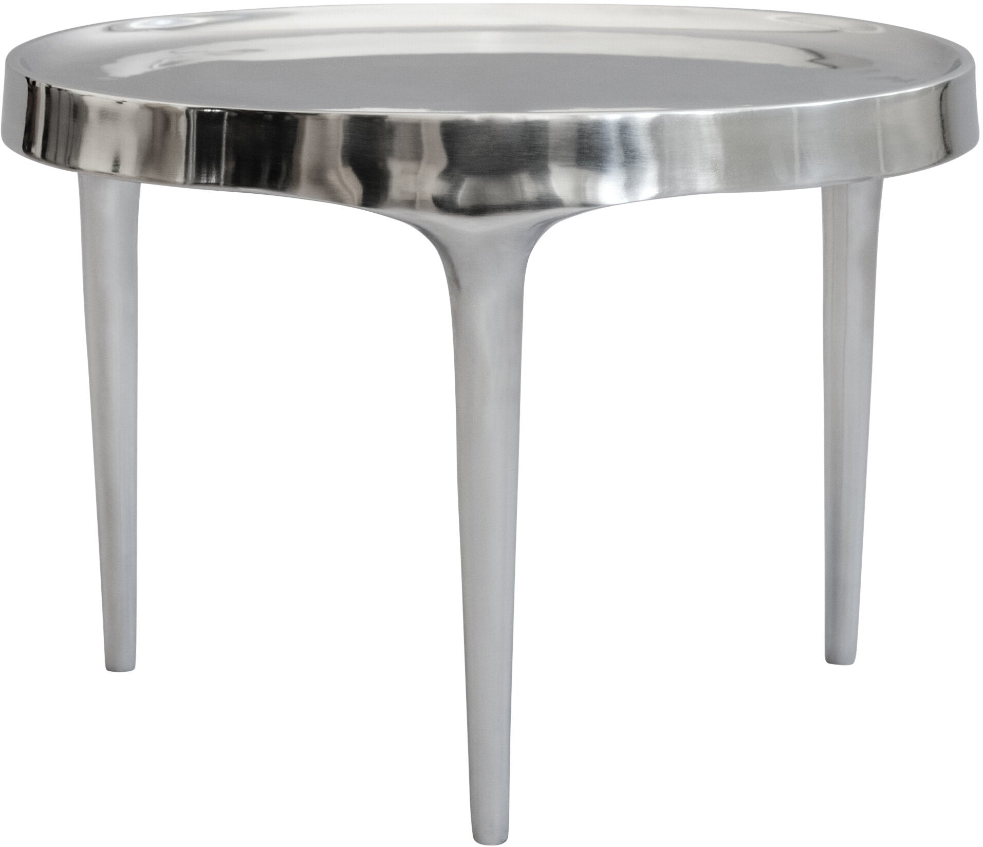 Table basse en fonte d'aluminium chrome 50x35cm Phantom - 101 Copenhagen — 409809.jpg