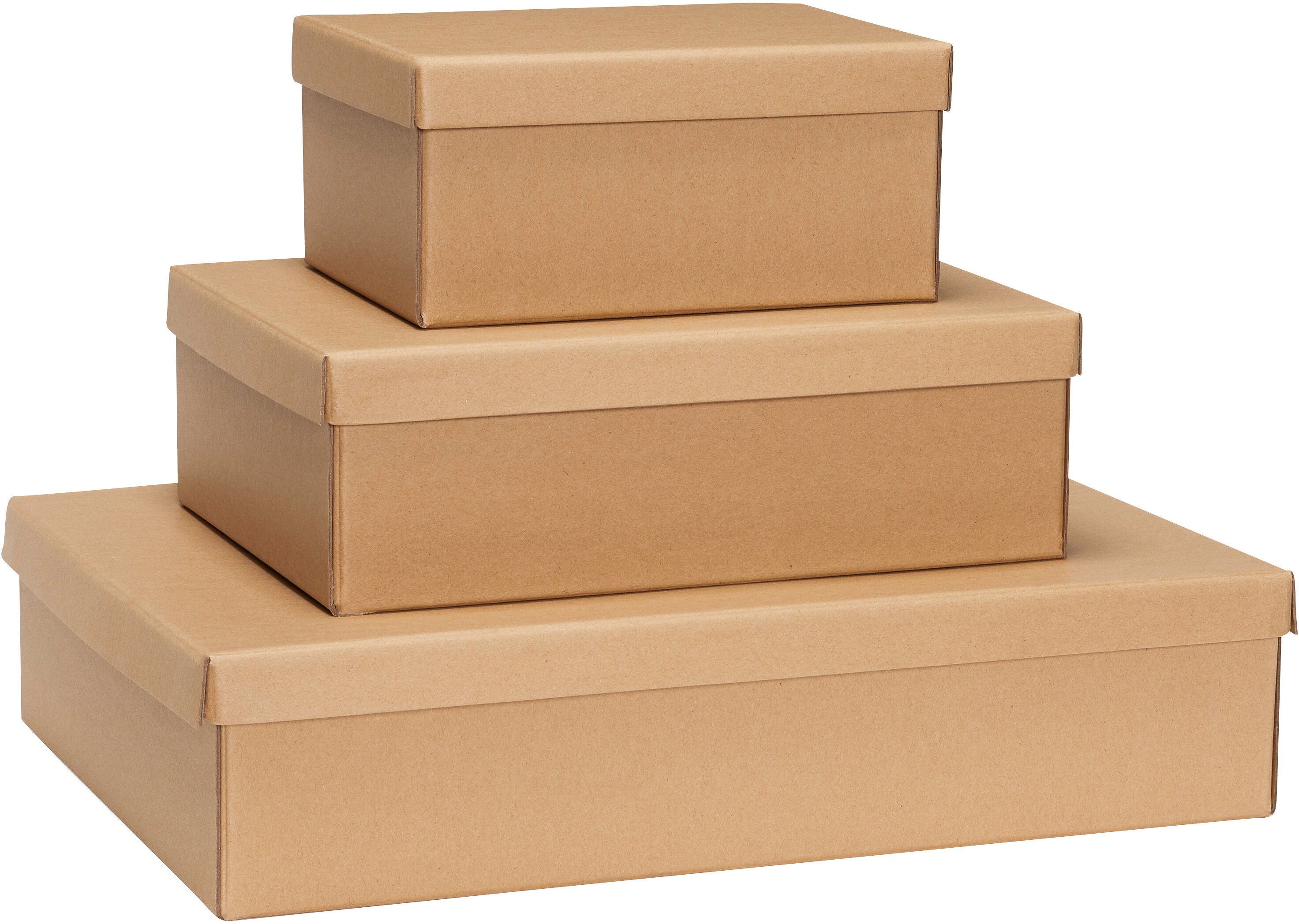 Boîtes de rangement Storeit naturelles (lot de 3) - Hübsch — 411198.jpg