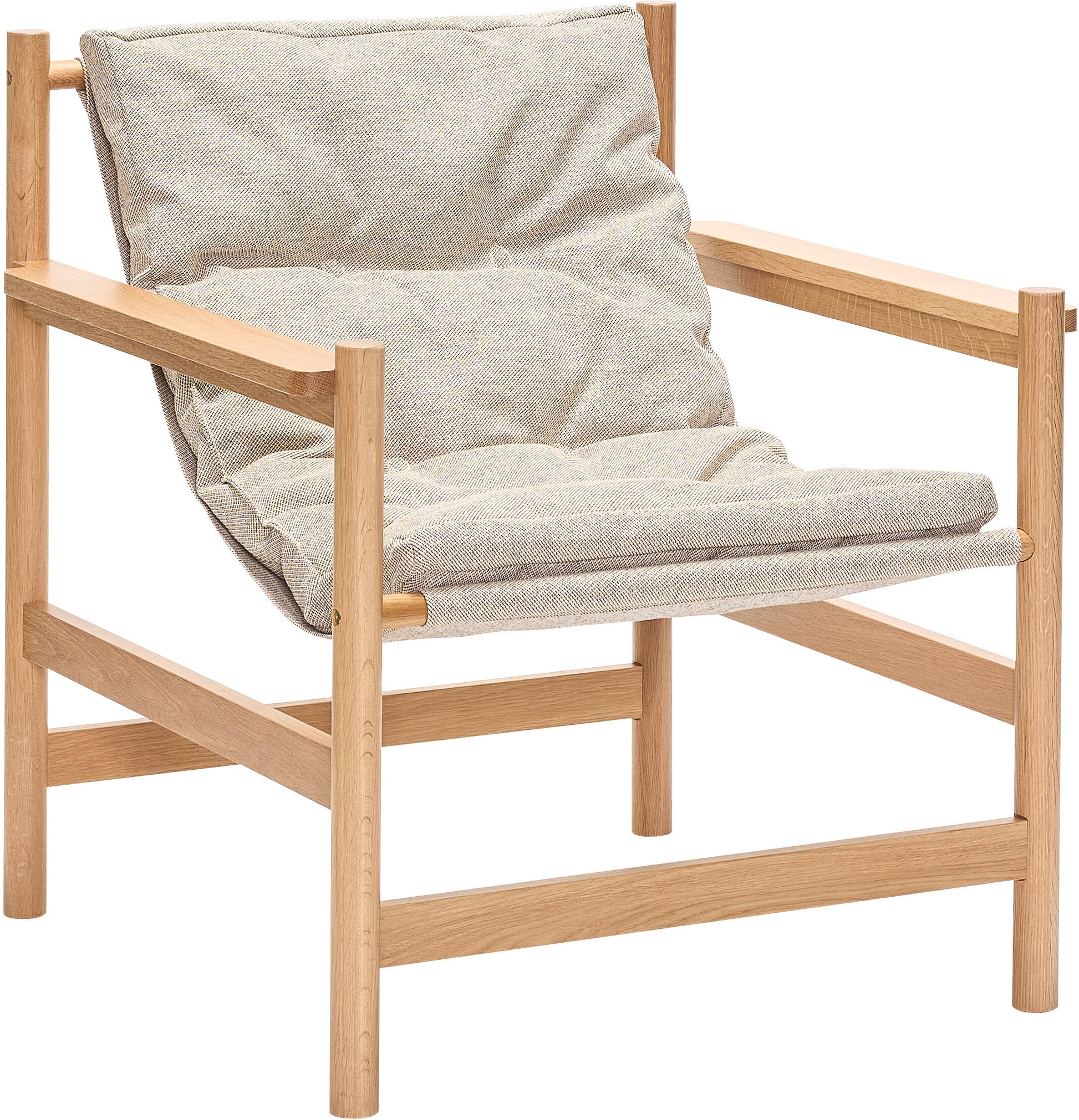 Fauteuil et pouf Heritage Naturel/Beige - Hübsch — 412085.jpg