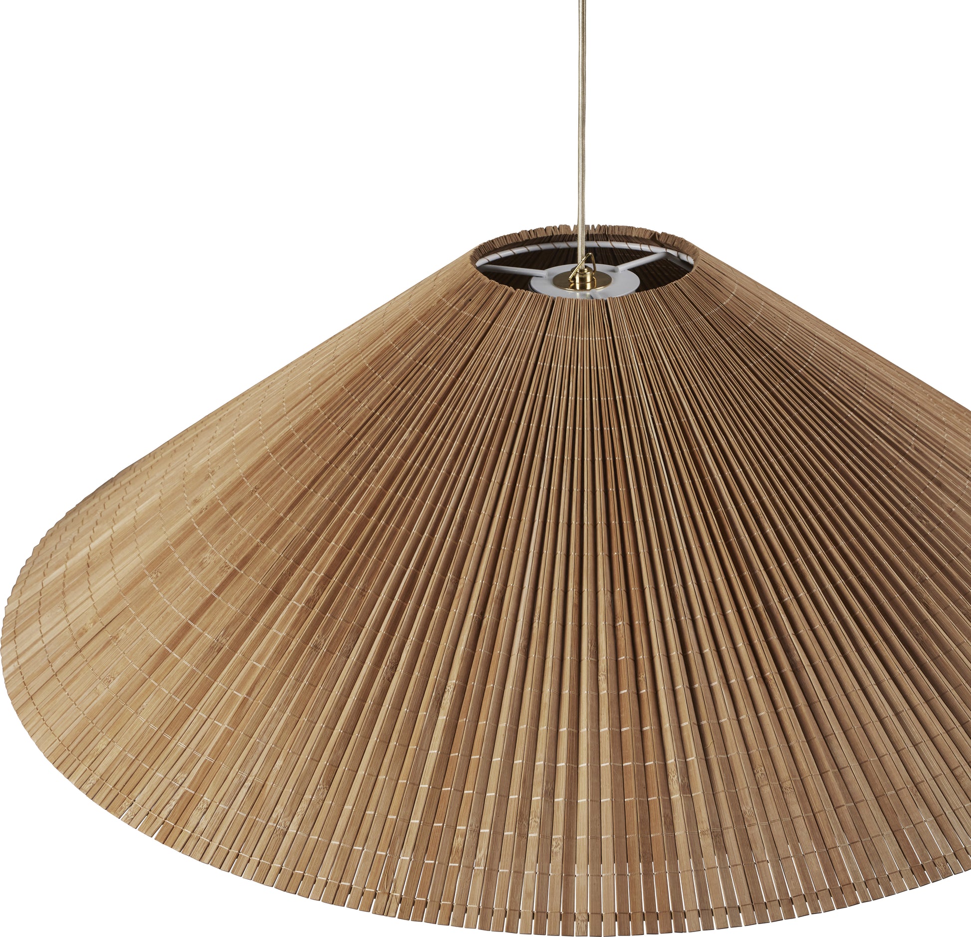 Suspension en laiton et bambou non réglable 60x22 cm Modèle 1972 - Gubi — 415161.jpg