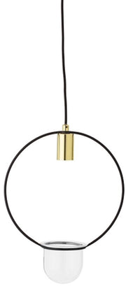 suspension-doree-avec-vase-incorpore-bloomingville-1