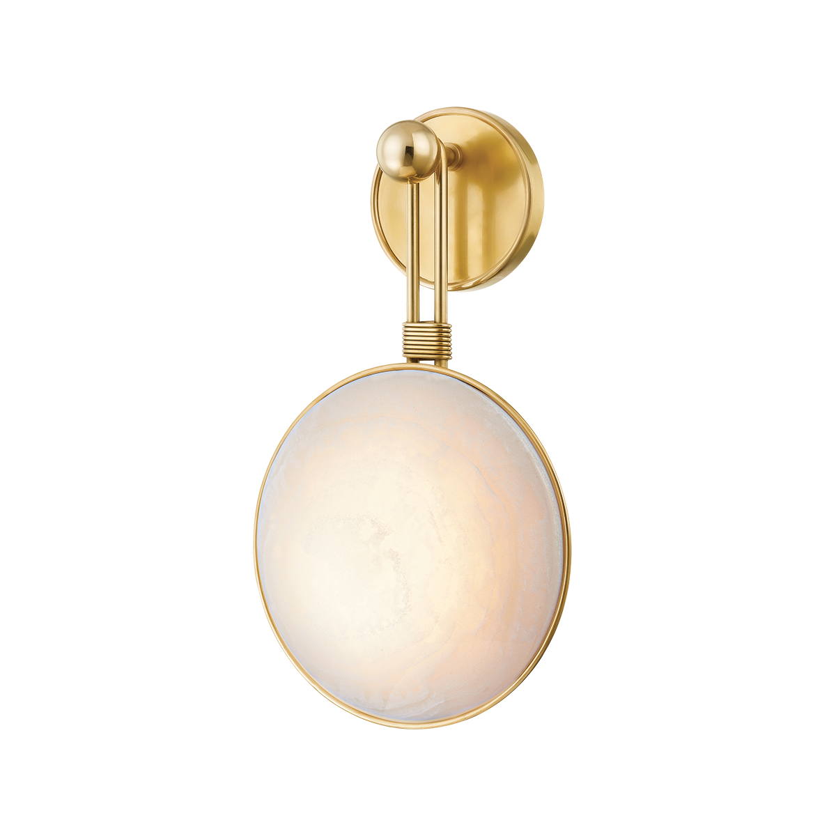 Applique murale en laiton laiton ancien 25x43cm Ares - Corbett Lighting