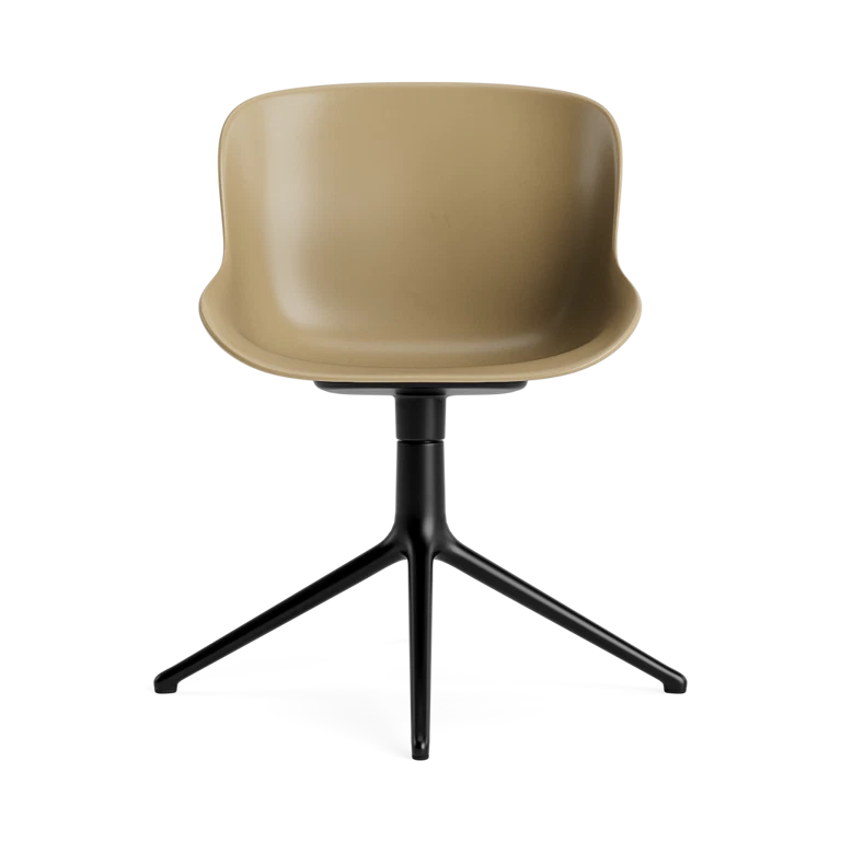 Sedia sabbia con base in alluminio nero Hyg - Normann Copenhagen