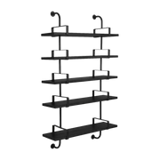 5 étagères en frêne noir 95 cm Démon Shelf - Gubi - The Cool Republic