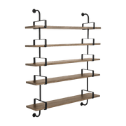 5 étagères en noyer 155 cm Démon Shelf - Gubi - The Cool Republic