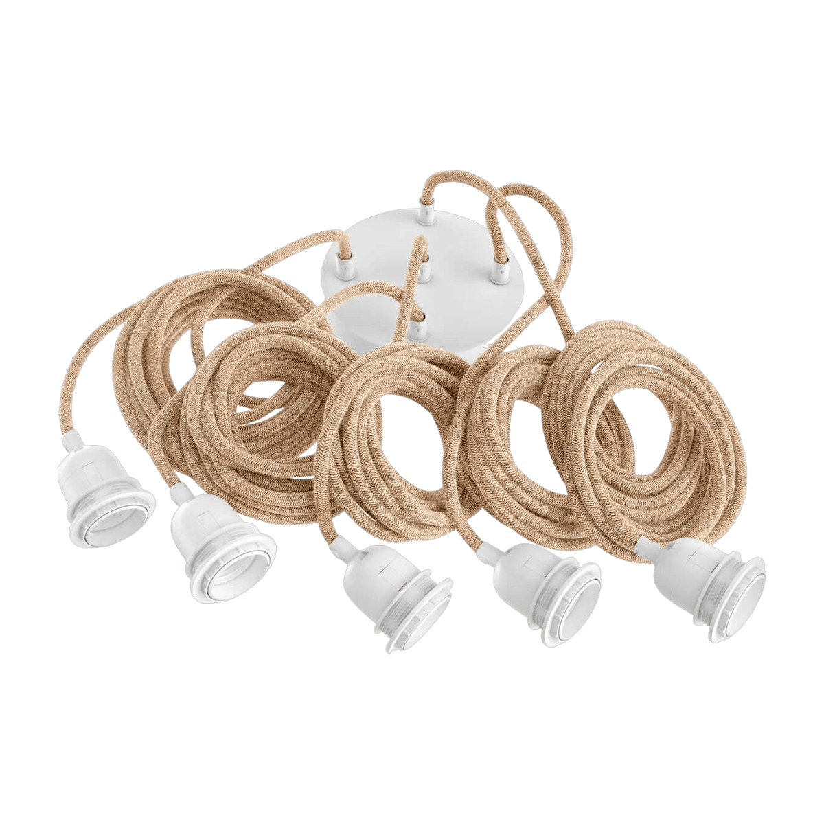 5 Natural white lamp fixtures - Bazar Bizar - The Cool Republic