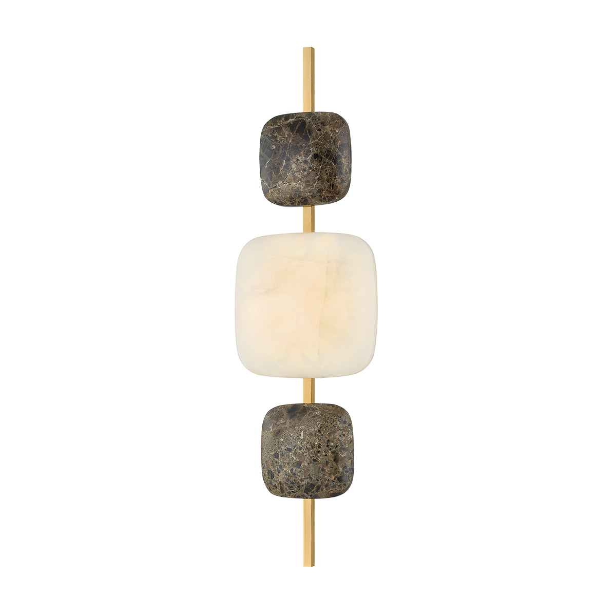 Applique murale en laiton laiton ancien 24x85cm Salisbury - Corbett Lighting