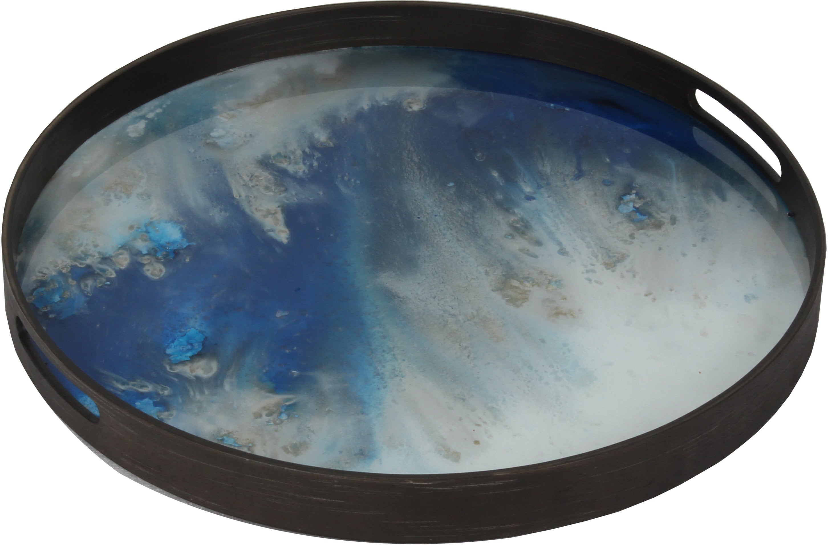 Plateau rond Blue Mist Organic - Ethnicraft Accessories