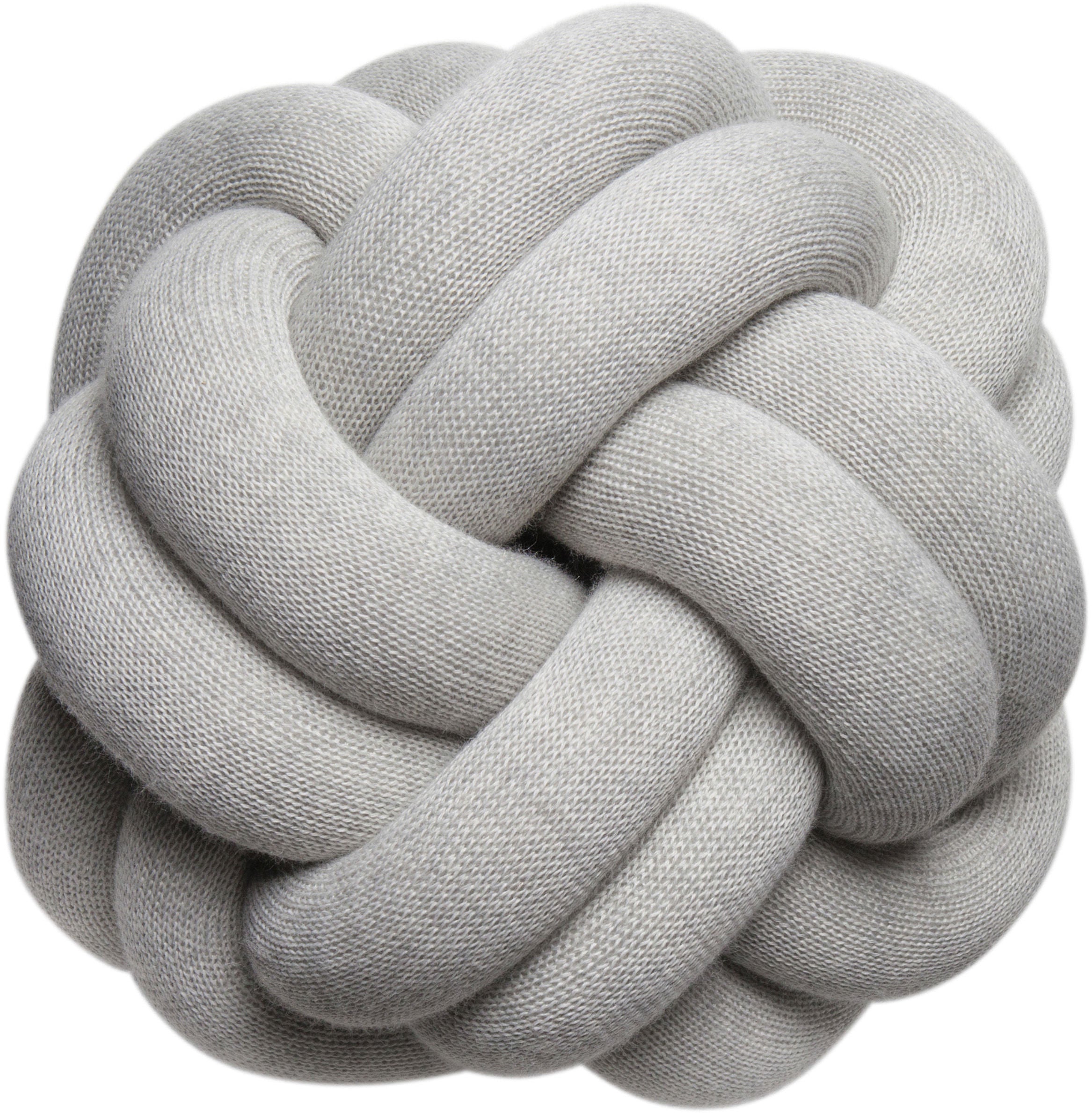 وسادة رمادية فاتحة Knot 30 سم - Design House Stockholm