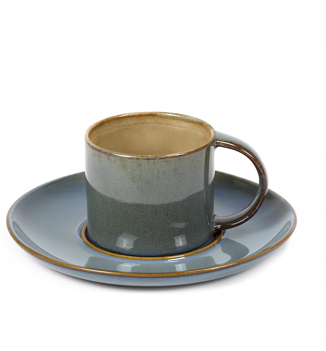Tasse à espresso bleue grisée Terres de Rêves - Serax