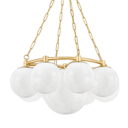 Suspension en acier laiton vieilli 75x37cm Thornwood - Hudson Valley Lighting