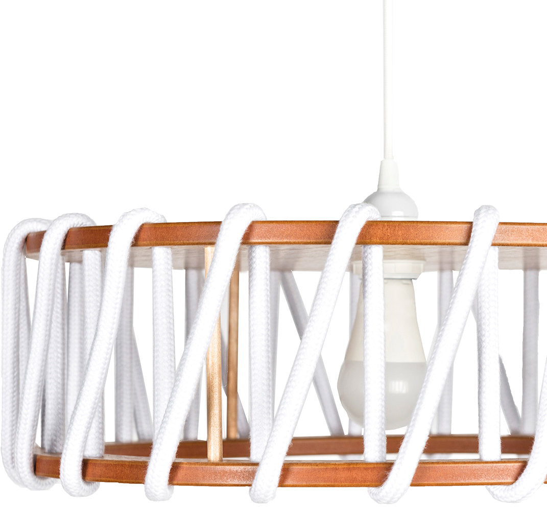 Suspension blanche L Macaron - EMKO