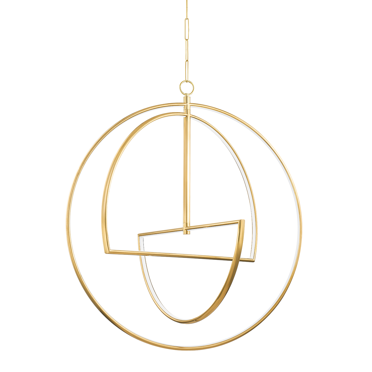 Suspension en laiton laiton vieilli 102x112cm Welland - Hudson Valley Lighting