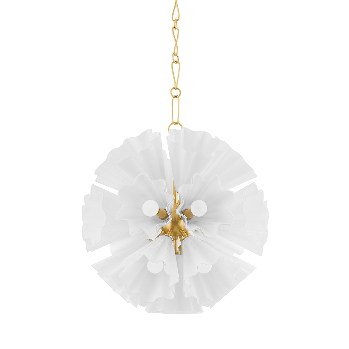 Suspension en acier laiton vieilli 61x62cm Capri - Hudson Valley Lighting