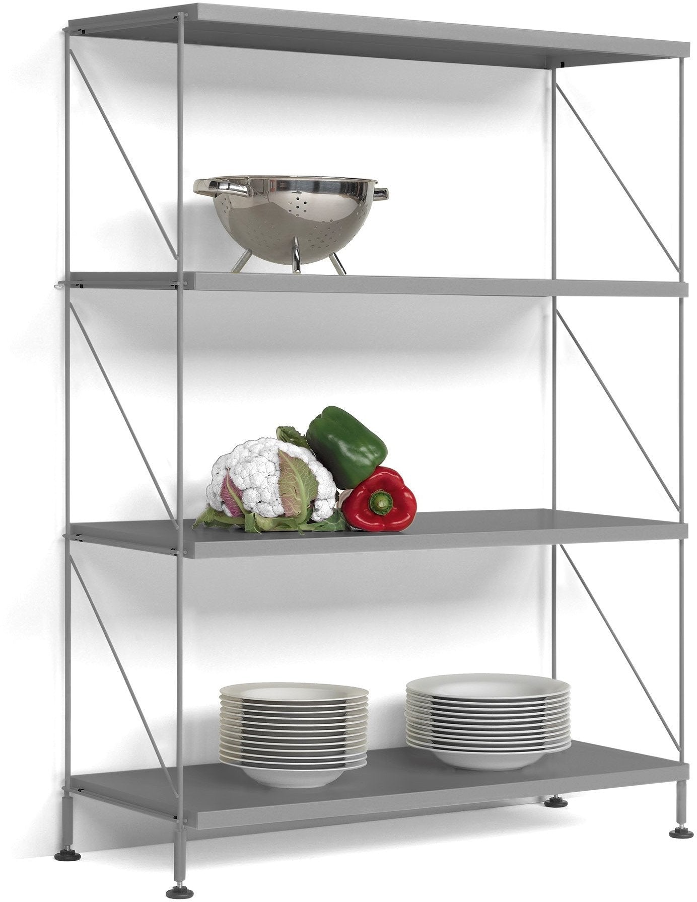 Grey Tria Pack shelf - Mobles 114