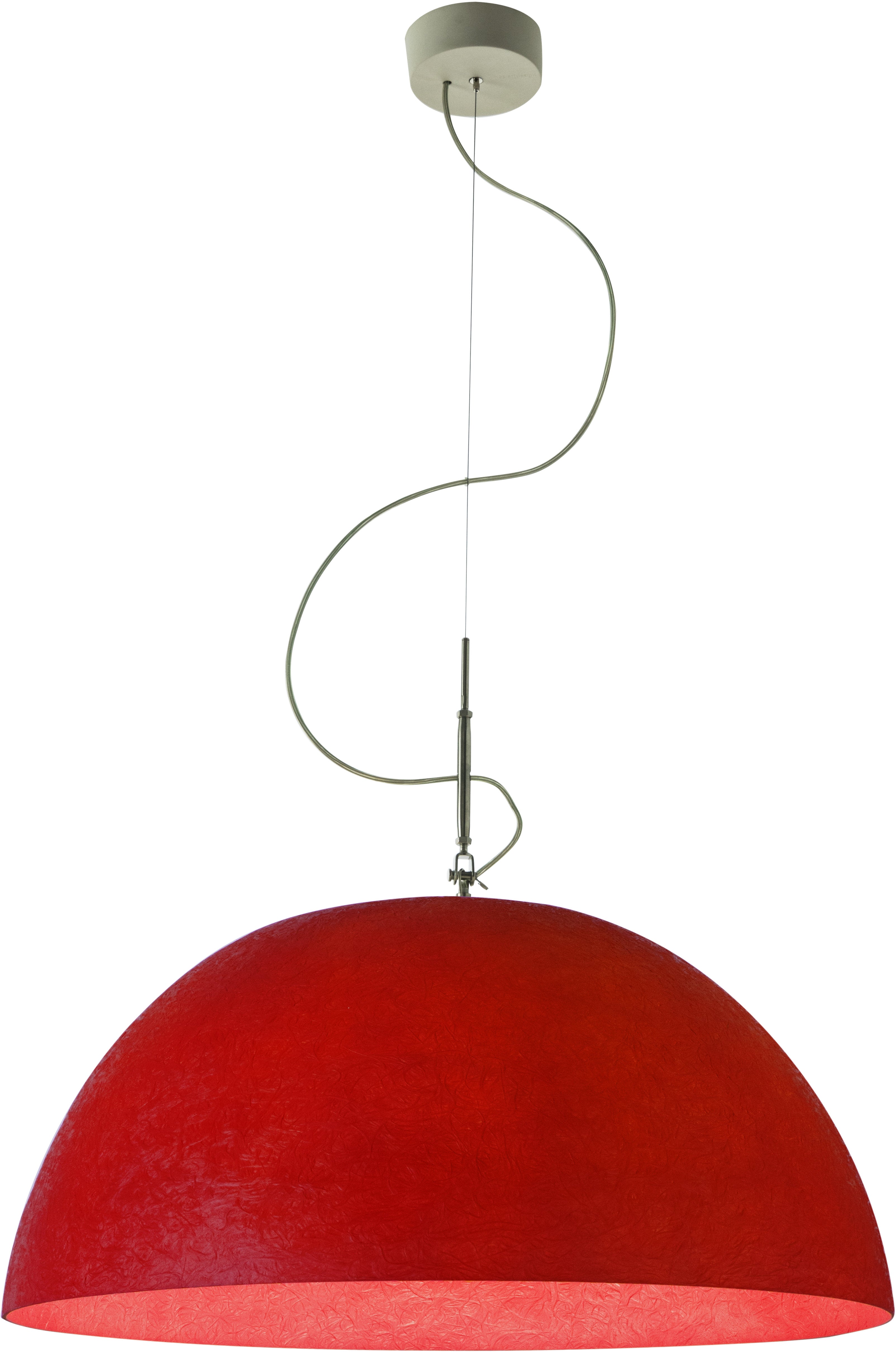 Lampada a sospensione Red Mezza Luna Nebulite - In-es.artdesign