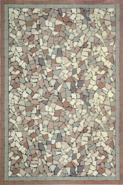 Tapis en vinyle rose 200x140 cm Mosaique Sienna - Edito