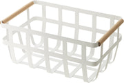Cesta de almacenamiento blanca 2 asas Tosca - Yamazaki