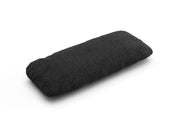 Coussin en tissu dama gris foncé 60x30cm Curt - Ambivalenz
